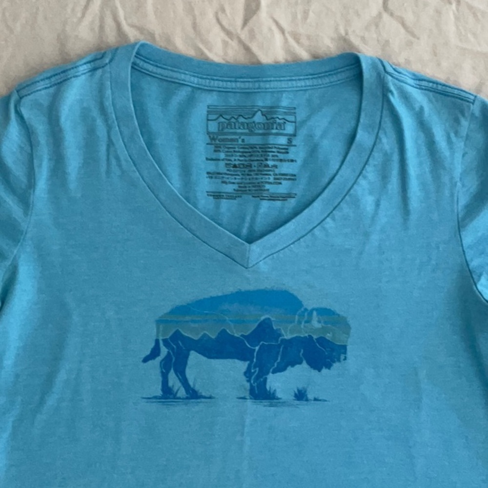 Women’s small Patagonia, Buffalo shirt, V-neck, in excellent shape